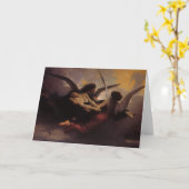 Ein Soul, das Bouguereau in den Himmel gebracht ha Karte (Gelbe Blume)