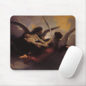 Ein Soul, das Bouguereau in den Himmel gebracht ha Mousepad (Mit Mouse)