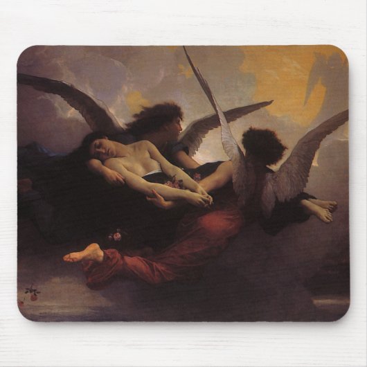 Ein Soul, das Bouguereau in den Himmel gebracht ha Mousepad (Vorne)