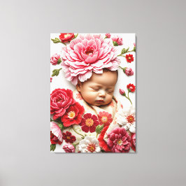 Ein Soul in Bloom - Blume im Januar Leinwanddruck