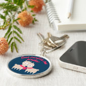 Ein Soul in zwei Bodies Llama Schlüsselanhänger Ge (Seite)