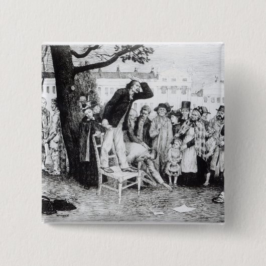 Ein sozialistischer Lautsprecher, graviert durch Button (Vorderseite)