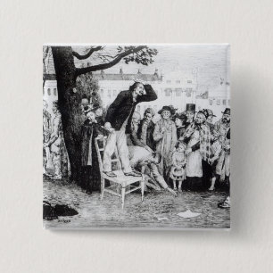 Ein sozialistischer Lautsprecher, graviert durch Button