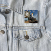 Ein Space Shuttle Atlantis auf dem Launch Pad 39A Button (Beispiel)
