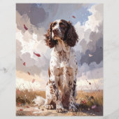 Ein Spaniel-Abreißflyer gefunden Flyer (Hinten)