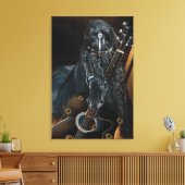 EIN SPANISCHER TRAUM - Wrapped Canvas Leinwanddruck (Insitu (Wohnzimmer))