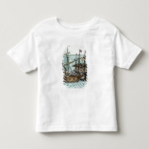 Ein spanisches Schatz-Schiff Kleinkind T-shirt