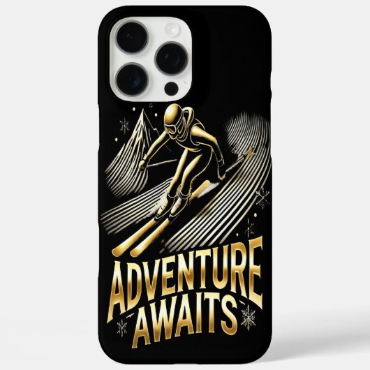 Ein spannendes Skiabenteuer im Winter Wonderland Case-Mate iPhone Hülle (Rückseite)