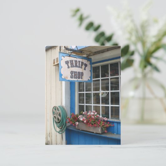 Ein Sparkassengeschäft in Moorpark, CA Postkarte (Stehend Vorderseite)