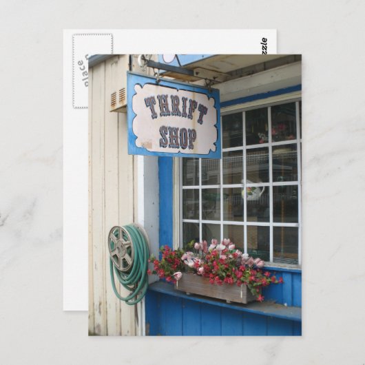 Ein Sparkassengeschäft in Moorpark, CA Postkarte (Vorne/Hinten)