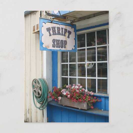 Ein Sparkassengeschäft in Moorpark, CA Postkarte (Vorderseite)