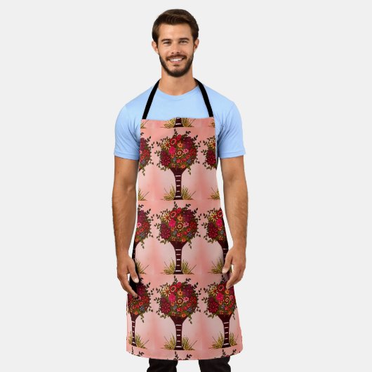 Ein Spaß, Blumenfreude für den Koch in deinem Lebe Schürze (Getragen)