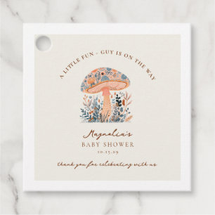 Ein Spaß Kleiner Typ ist auf dem Weg Babydusche Geschenkanhänger