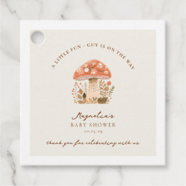 Ein Spaß Kleiner Typ ist auf dem Weg Babydusche Geschenkanhänger