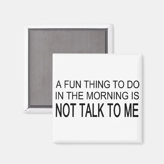 Ein Spaß Magnet (Vorderseite/Rückseite)