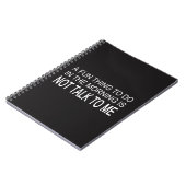 Ein Spaß Notizblock (Linke Seite)