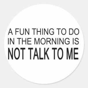 Ein Spaß Runder Aufkleber