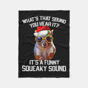 Ein Spaß Squeaky Sound Weihnachts Eichhörnchen Xma Fleecedecke