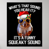 Ein Spaß Squeaky Sound Weihnachts Eichhörnchen Xma Poster (Vorne)