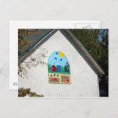 Ein Spaß-Stall-Quilt Postkarte (Vorne/Hinten)