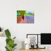 Ein Spazierengemälde Poster (Heimbüro)