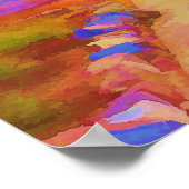 Ein Spazierengemälde Poster (Ecke)