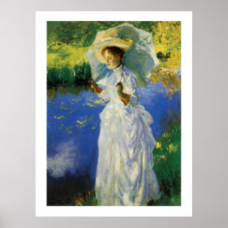 Ein Spaziergang am Morgen Poster