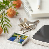 Ein Spaziergang am Morgen Schlüsselanhänger (Seite)