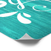 Ein Spaziergang am Strand ist immer eine gute Idee Poster (Ecke)