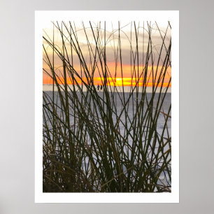 Ein Spaziergang am Strand Poster
