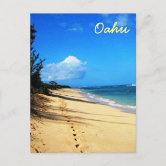 Ein Spaziergang auf Oahu Postkarte