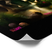 Ein Spaziergang durch das mystische Waldposter Poster (Ecke)