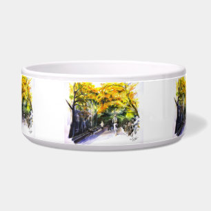 Ein Spaziergang durch den Park Haustier Bowl Napf