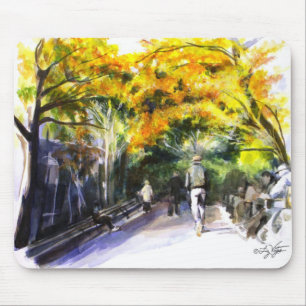 Ein Spaziergang durch den Park Mousepad