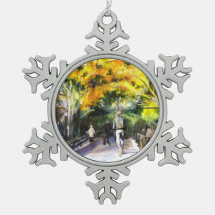 Ein Spaziergang durch den Park Snowflake Ornament