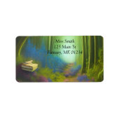Ein Spaziergang durch den verzauberten Wald Adressaufkleber (Vorne)