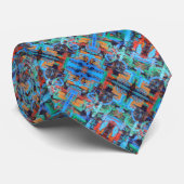 Ein Spaziergang durch die bewaldeten handbemalten Krawatte (Gerollt)