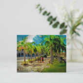 Ein Spaziergang durch die Frederiksted Jungfrau Is Postkarte (Stehend Vorderseite)