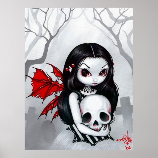 Ein Spaziergang durch die gotische Friedhof ART PR Poster (Vorne)