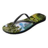 Ein Spaziergang durch die Hama Rikyu Gärten, Tokio Badesandalen (Schrägansicht)