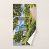 Ein Spaziergang durch die Hama Rikyu Gärten, Tokio Badhandtuch Set (Handtuch)