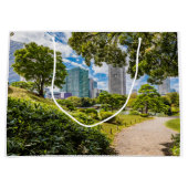 Ein Spaziergang durch die Hama Rikyu Gärten, Tokio Große Geschenktüte (Vorderseite)