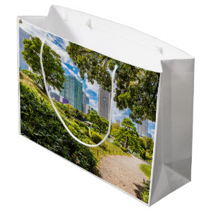 Ein Spaziergang durch die Hama Rikyu Gärten, Tokio Große Geschenktüte
