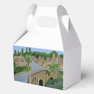 Ein Spaziergang durch ein Dorf in den englischen C Geschenkschachtel