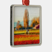 Ein Spaziergang durch Gold und rote Felsen Ornament Aus Metall (Rechts)