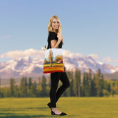 Ein Spaziergang durch Gold und rote Felsen Tasche