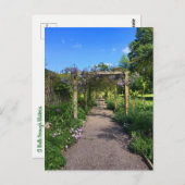 Ein Spaziergang durch Wisteria Postkarte (Vorne/Hinten)