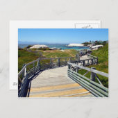 Ein Spaziergang hinunter zum Boulders Beach, Südaf Postkarte (Vorne/Hinten)