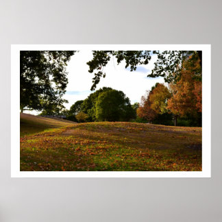 Ein Spaziergang im Park Poster
