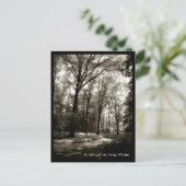 Ein Spaziergang im Park Postkarte (Stehend Vorderseite)